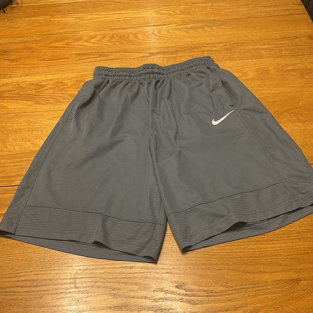 A 3 Piece Set, Jordan White Graphic Tee with Gray & Black Athletic Shorts - Picture 7 of 8